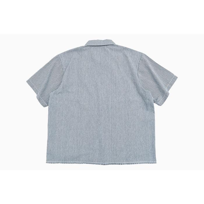 BEN DAVIS（ベンデイビス） シャツ 半袖 メンズ ヒッコリー ハーフ