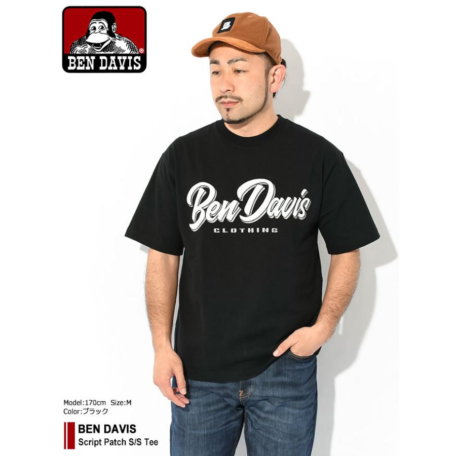 BEN DAVIS（ベンデイビス） Tシャツ 半袖 メンズ スクリプト パッチ ( C-23580009 Script Patch S/S ...