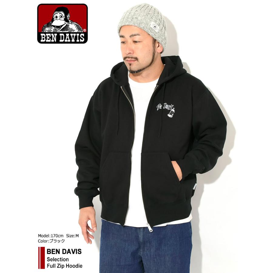 BEN DAVIS ベンデイビス パーカー ジップアップ メンズ BEN DAVIS ベンデイビス パーカー ジップアップ メンズ