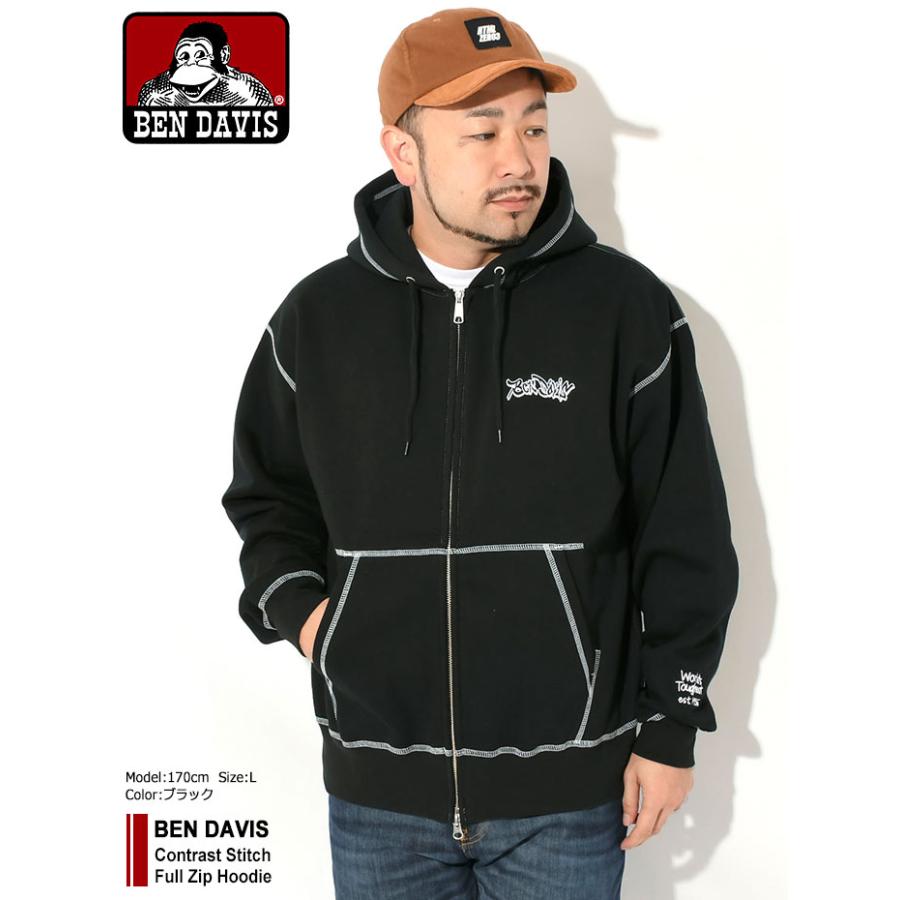 BEN DAVIS ベンデイビス パーカー ジップアップ メンズ BEN DAVIS ベンデイビス パーカー ジップアップ メンズ