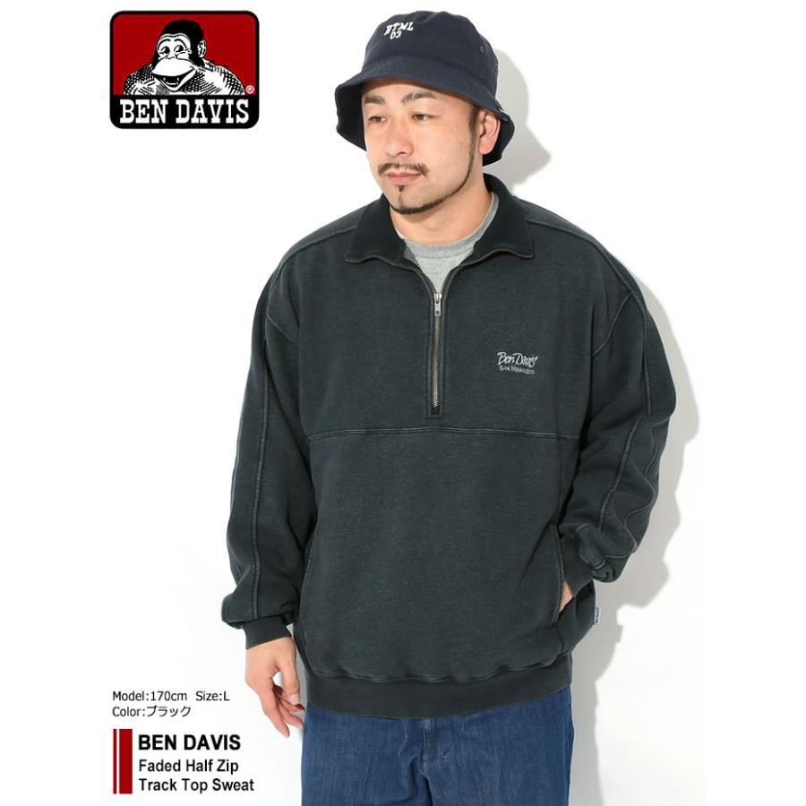 BEN DAVIS ベンデイビス トレーナー メンズ フェイデッド ハーフ