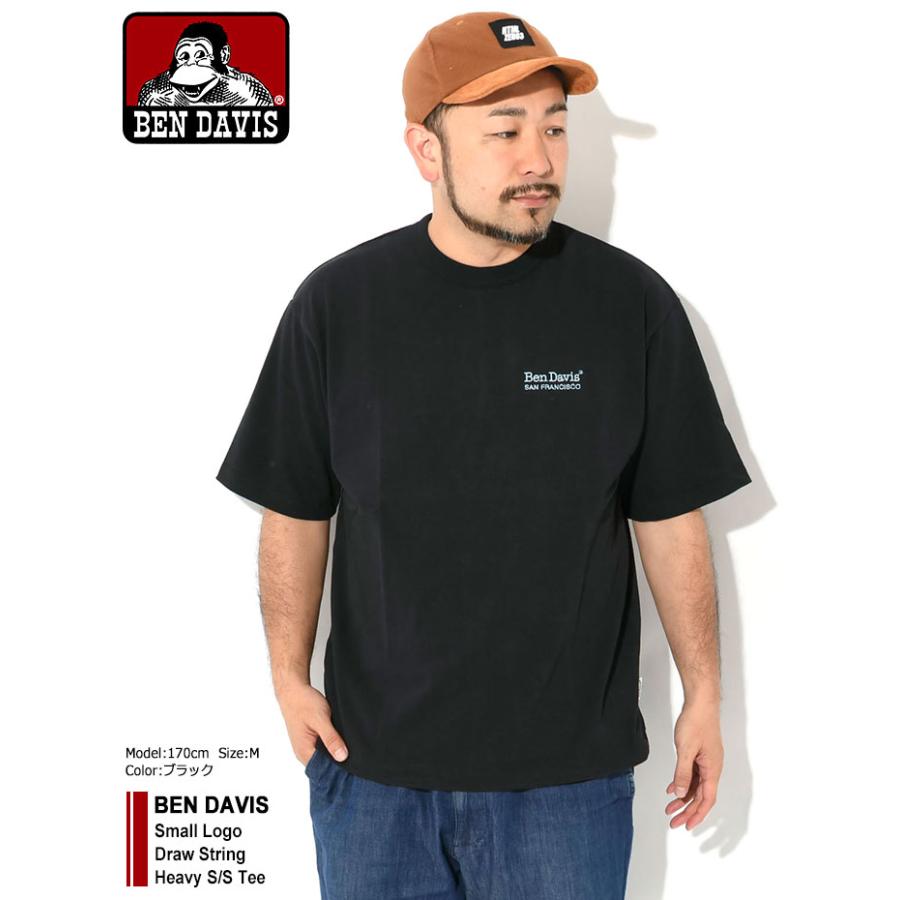 BEN DAVIS（ベンデイビス） Tシャツ 半袖 メンズ スモール ロゴ ドロー 