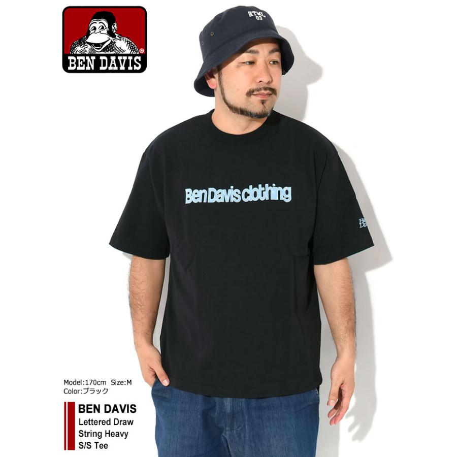 BEN DAVIS（ベンデイビス） Tシャツ 半袖 メンズ レタード ドロー