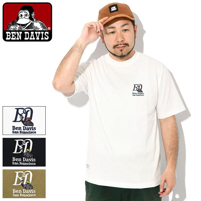 BEN DAVIS ベンデイビス Tシャツ 半袖 メンズ ゴリラ BD EMB