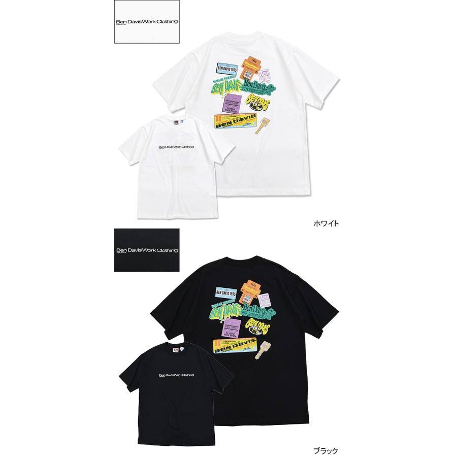 BEN DAVIS（ベンデイビス） Tシャツ 半袖 メンズ フリッジ ドア バック