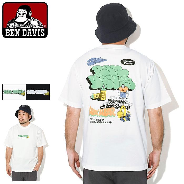 BEN DAVIS（ベンデイビス） Tシャツ 半袖 メンズ オーバーラップ