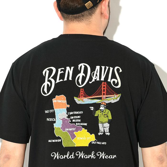 BEN DAVIS ベンデイビス Tシャツ 半袖 メンズ スーベニア EMB