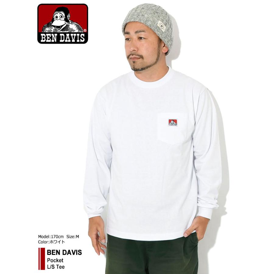 BEN DAVIS（ベンデイビス） ロンT Tシャツ 長袖 メンズ 25FW ポケット