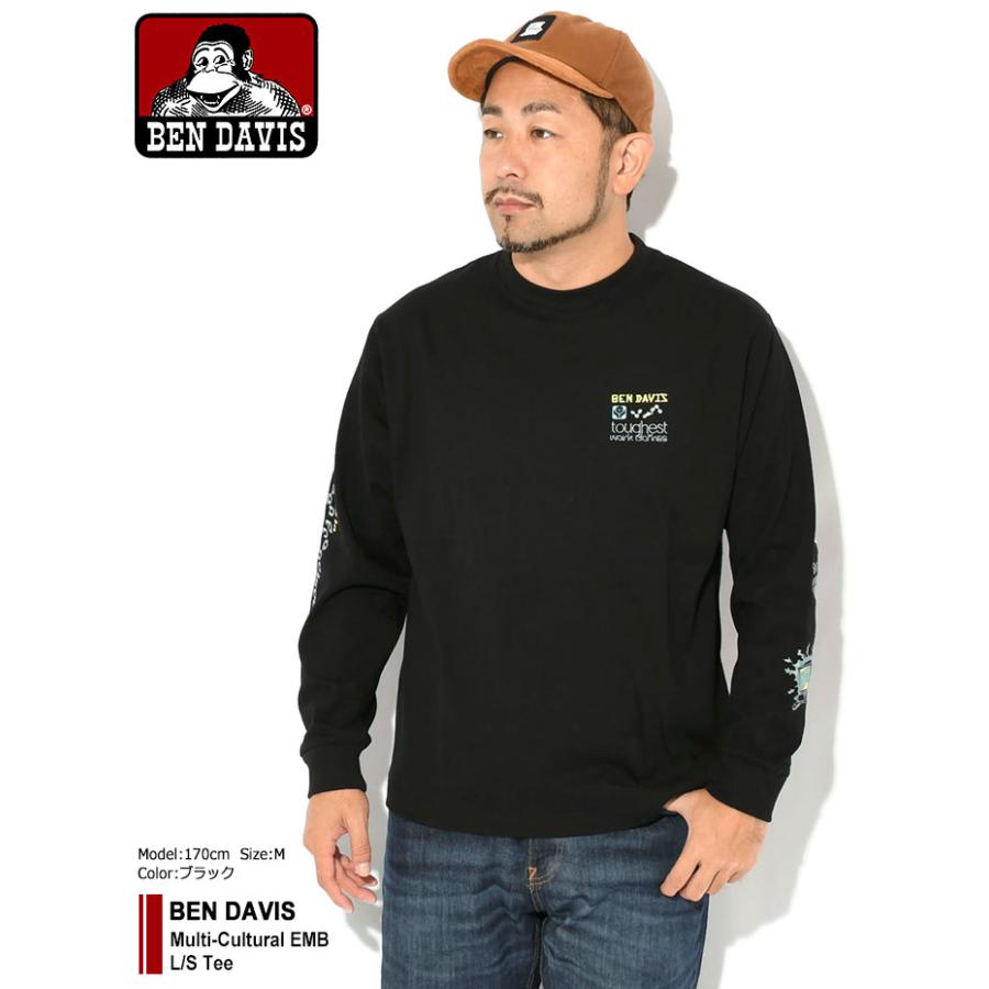 BEN DAVIS（ベンデイビス） ロンT Tシャツ 長袖 メンズ マルチ