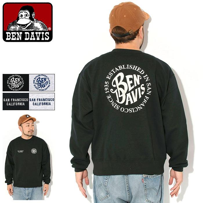 BEN DAVIS（ベンデイビス） トレーナー メンズ サークル EMB クルー