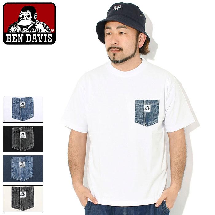 BEN DAVIS（ベンデイビス） Tシャツ 半袖 メンズ 26SS デニム ポケット