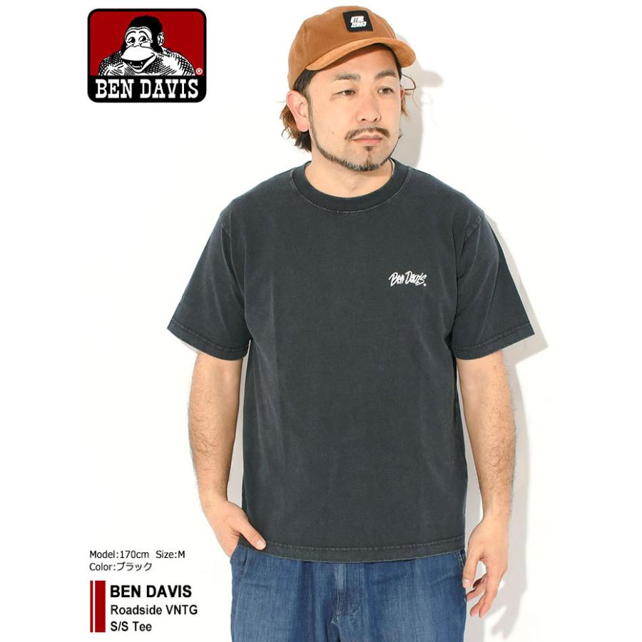BEN DAVIS（ベンデイビス） Tシャツ 半袖 メンズ ロードサイド VNTG
