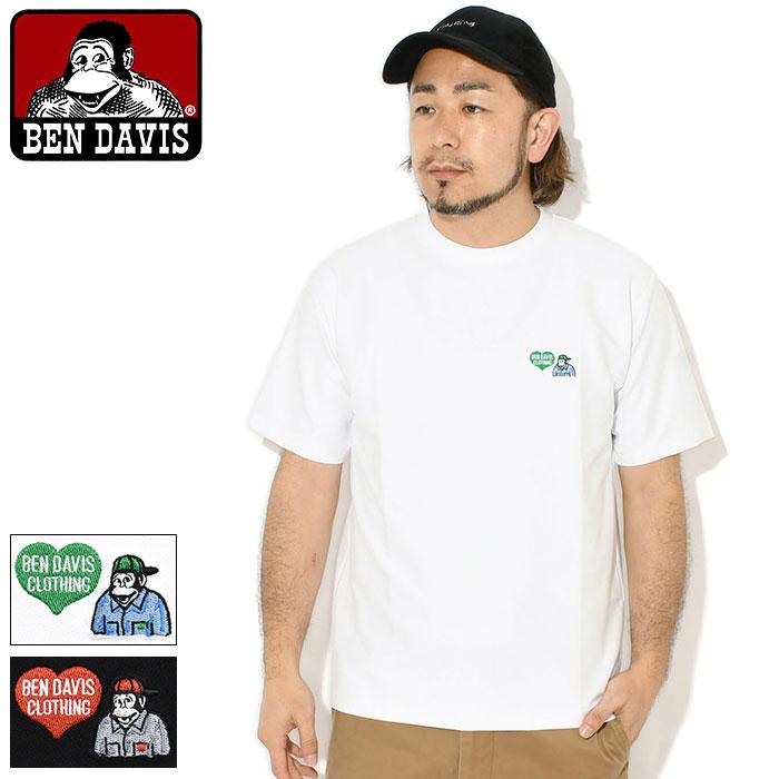 BEN DAVIS（ベンデイビス） Tシャツ 半袖 メンズ クーラー ゴリラ EMB