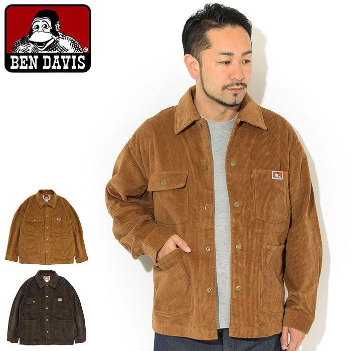 ベンデイビス ジャケット BEN DAVIS メンズ コーデュロイ カバーオール ( G-0780013 Corduroy Coverall JKT ワークジャケット アウター )｜icefield