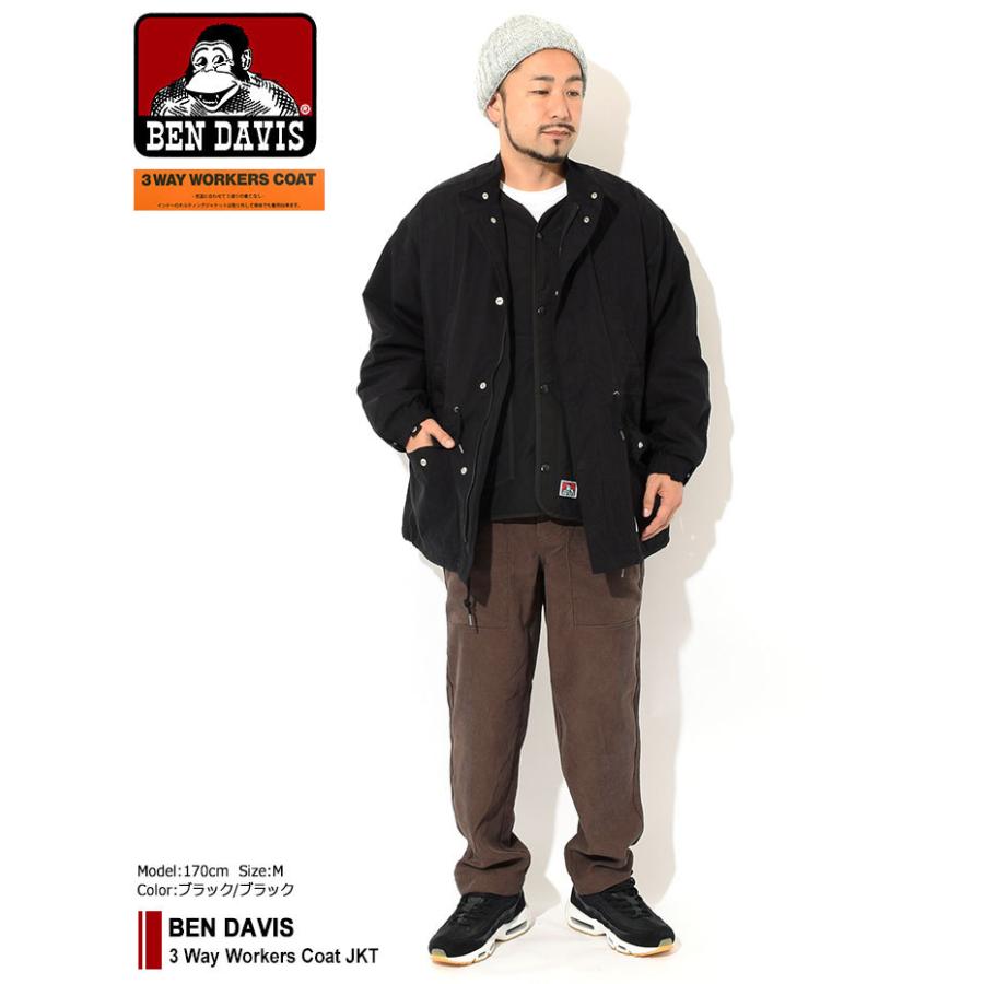 ベンデイビス ジャケット BEN DAVIS メンズ 3 ウェイ ワーカーズ 