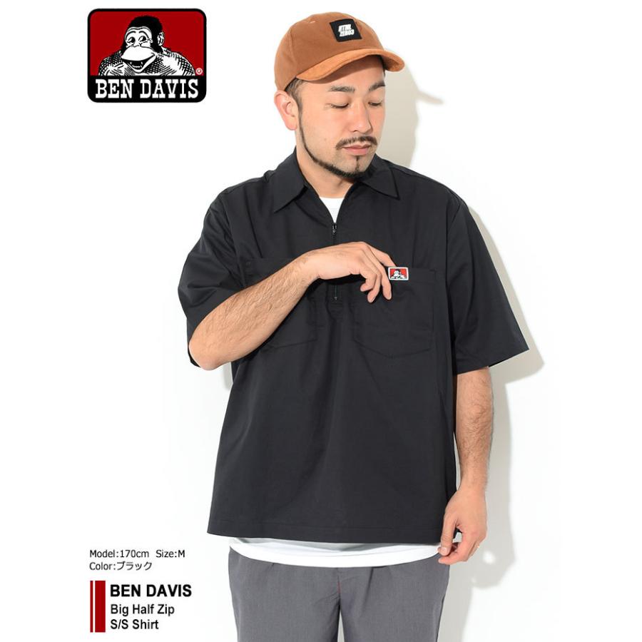 BEN DAVIS ベンデイビス シャツ 半袖 メンズ ビッグ ハーフ