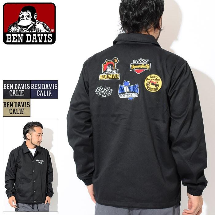 BEN DAVIS（ベンデイビス） ジャケット メンズ ロゴ ワッペン コーチ 