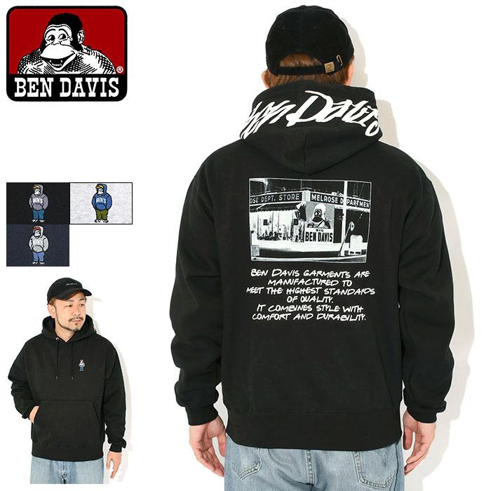 【80s】USA製 BEN DAVIS スマイリーゴリラ スウェット パーカー BEN DAVIS（ベンデイビス） パーカー プルオーバー メンズ ゴリラ EMB