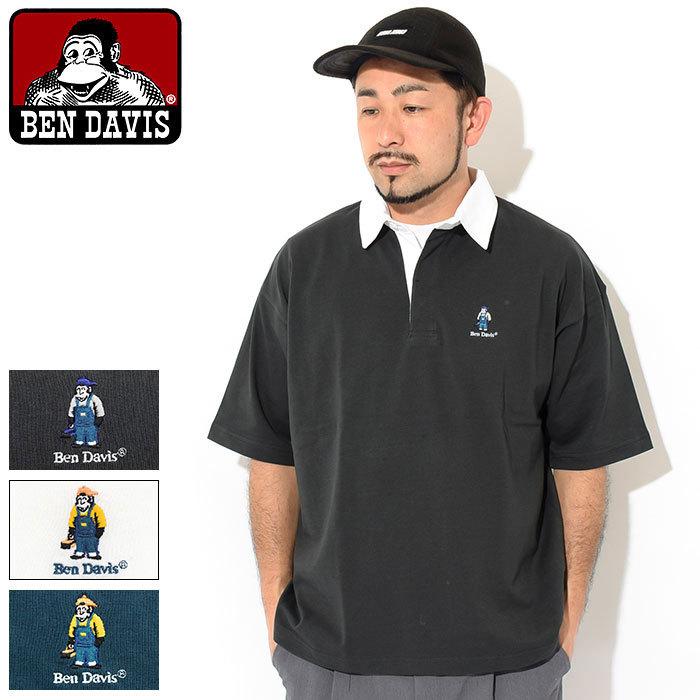 BEN DAVIS（ベンデイビス） ポロシャツ 半袖 メンズ プレップ ラグビー