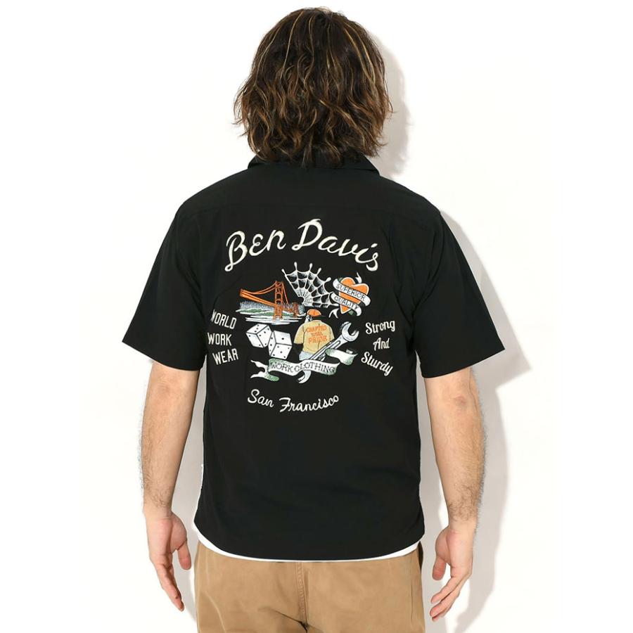 BEN DAVIS（ベンデイビス） シャツ 半袖 メンズ フォーチュン EMB ( ND
