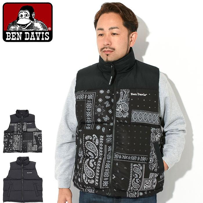BEN DAVIS（ベンデイビス） ジャケット メンズ BD パファー ベスト ( T