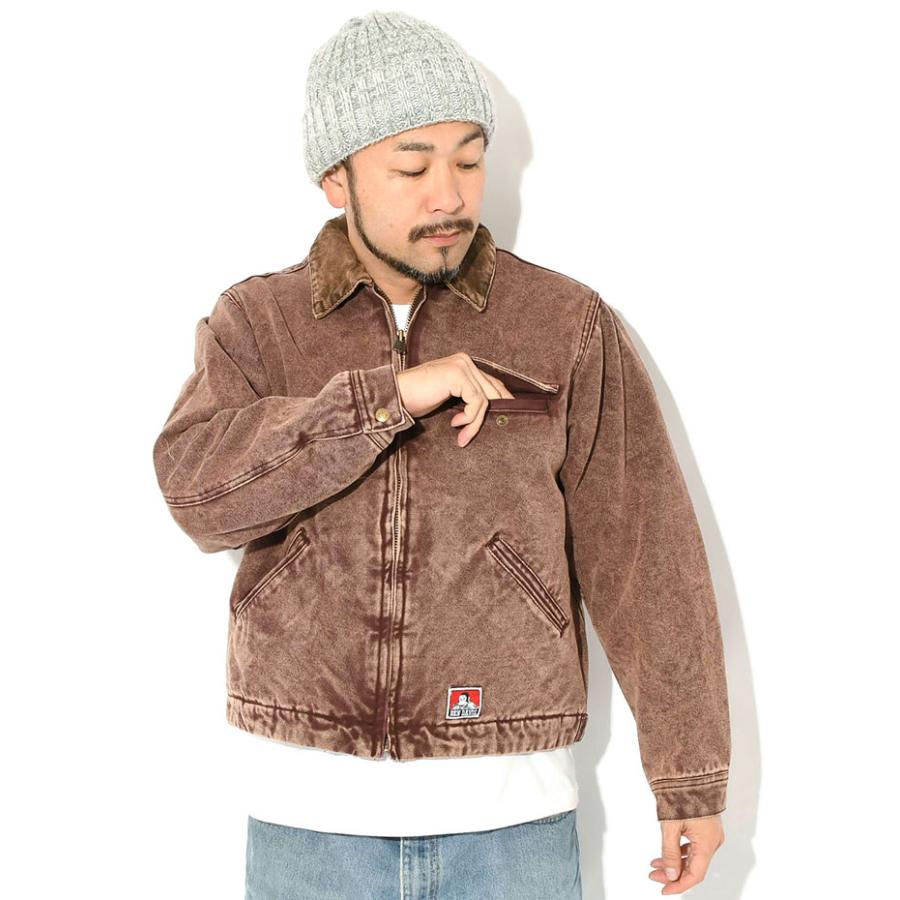 BEN DAVIS（ベンデイビス） ジャケット メンズ ジップ フロント