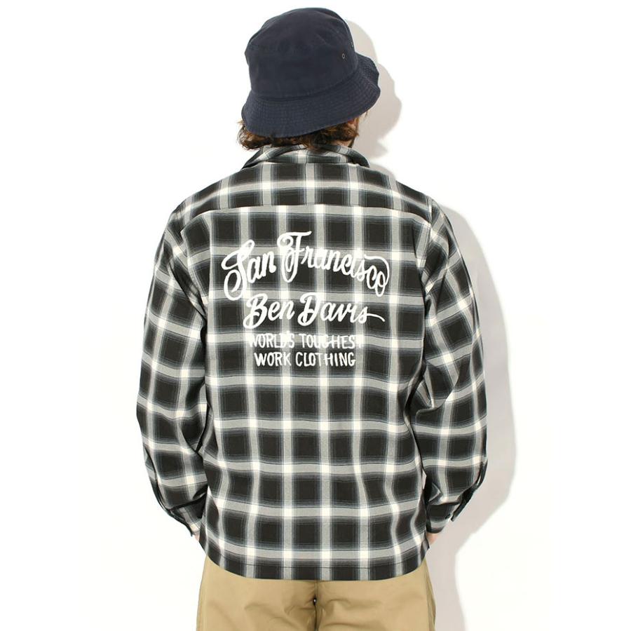 BEN DAVIS（ベンデイビス） シャツ 長袖 メンズ EMBRO プレイド ( T