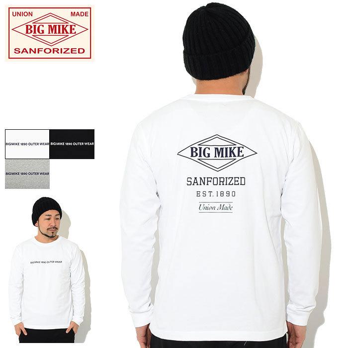ビッグマイク ロンT Tシャツ 長袖 BIG MIKE メンズ ベーシック ロゴ ( Basic Logo L/S Tee T-SHIRTS 長袖Tシャツ カットソー 102118305 )｜icefield