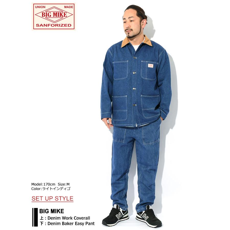 ビッグマイク ジャケット BIG MIKE メンズ デニム ワーク カバーオール (Denim Work Coverall ワークジャケット  JACKET アウター 102316000)