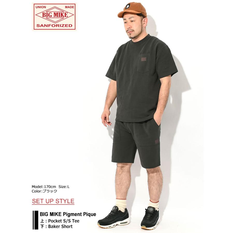 ビッグマイク ハーフパンツ BIG MIKE メンズ ピグメント ピケ ベイカー ショーツ ( Pigment Pique Baker Short ショートパンツ ボトムス アメカジ 102427505 )｜icefield｜04