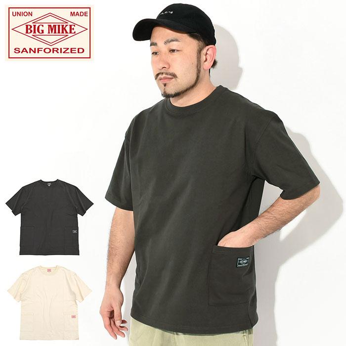 BIG MIKE（ビッグマイク） Tシャツ 半袖 メンズ 10オンス ダブル 