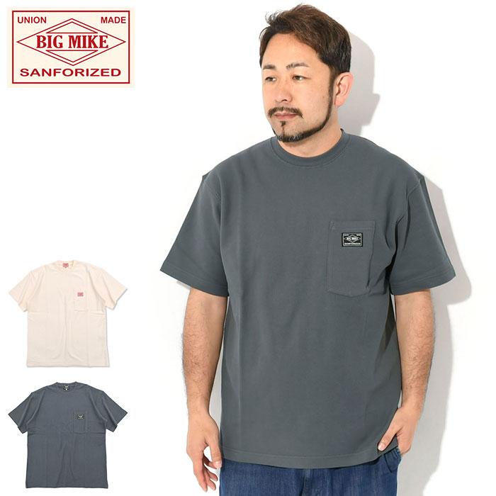 BIG MIKE（ビッグマイク） Tシャツ 半袖 メンズ ピケ サングラス