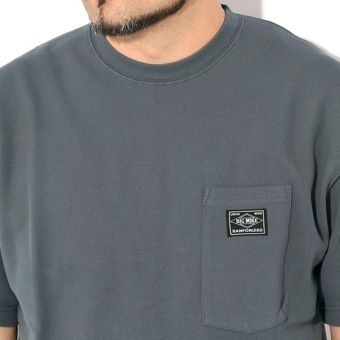 BIG MIKE（ビッグマイク） Tシャツ 半袖 メンズ ピケ サングラス