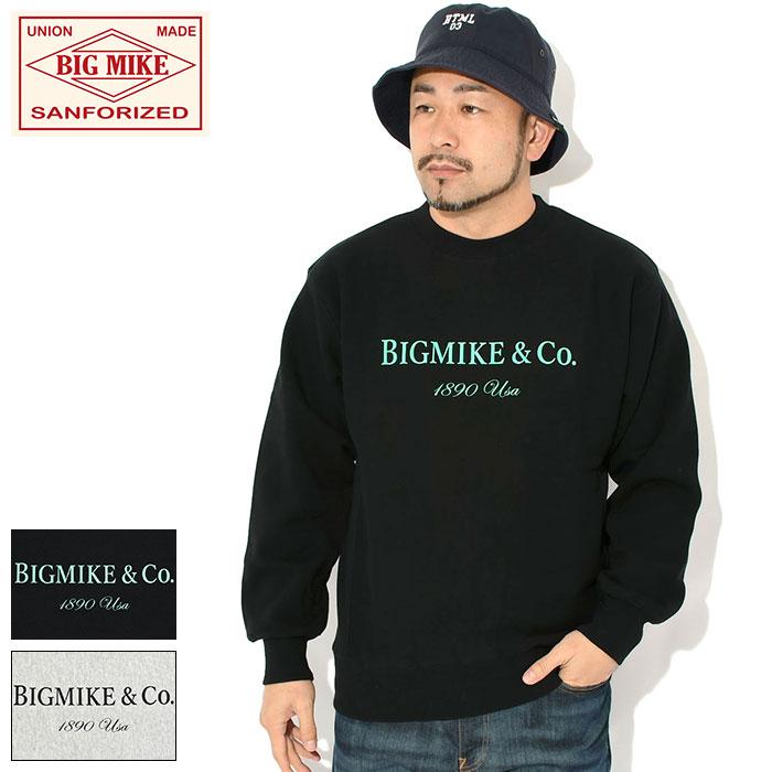 BIG MIKE（ビッグマイク） トレーナー メンズ ラグジュアリー ロゴ 