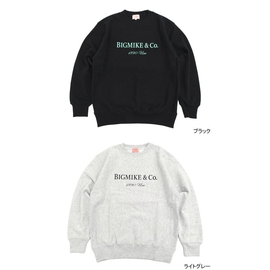 ビッグマイク トレーナー BIG MIKE メンズ ラグジュアリー ロゴ クルー スウェット ( Luxury Logo Crew Sweat 保温 裏起毛 トップス アメカジ 102538871 )_5