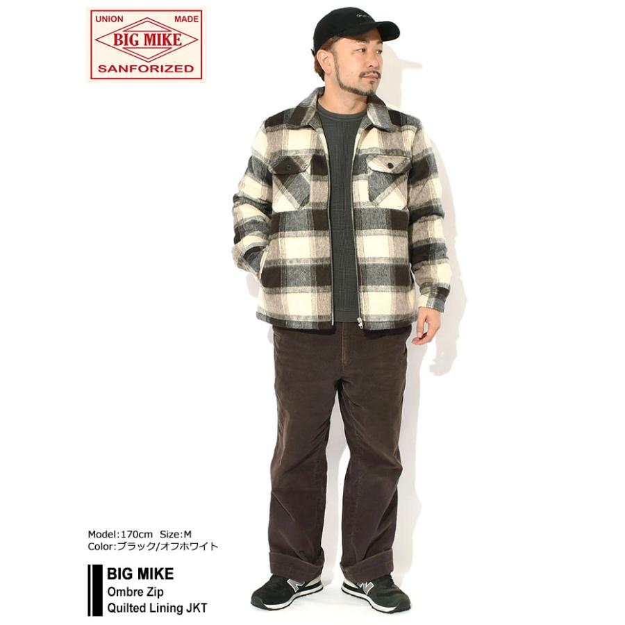 BIG MIKE（ビッグマイク） ジャケット メンズ オンブレー ジップ