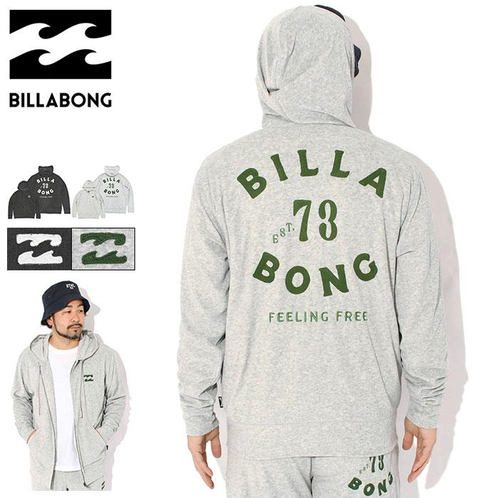 【L】BILLABONG ビラボン バックジップ フィーバー BE013-886 BILLABONG（ビラボン） パーカー ジップアップ メンズ パイル フル
