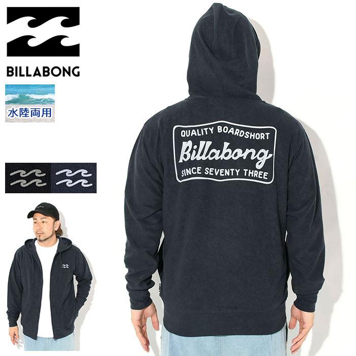 BILLABONG フード付きネイビーウェア　Mサイズ BILLABONG（ビラボン） パーカー ジップアップ ユーティリティー