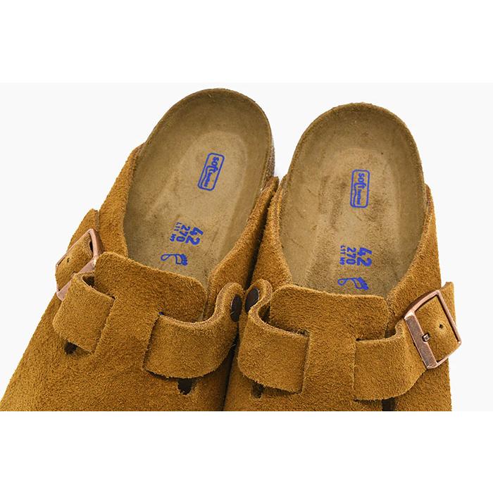 ビルケンシュトック サンダル BIRKENSTOCK メンズ 男性用 ボストン SFB スエード レザー Mink ( BOSTON SFB SUEDE LEATHER クロッグ サボ 本革 幅広 1009542 )｜icefield｜05