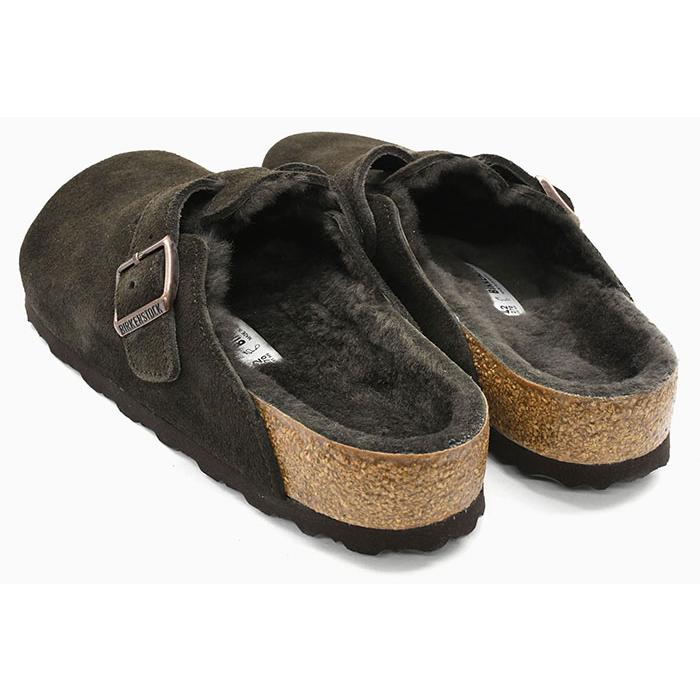 ビルケンシュトック　ボストン　ファー ふかふかのファーが内側についた、大きなバックルのBOSTON。 程よい