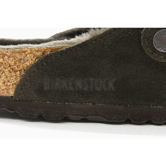 ビルケンシュトック サンダル BIRKENSTOCK メンズ 男性用 ボストン シアリング スエード レザー ファー Mocca ( BOSTON SHEARLING SUEDE LEATHER/FUR 1020567 )｜icefield｜06