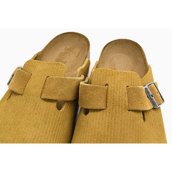 ビルケンシュトック サンダル BIRKENSTOCK メンズ 男性用 ボストン エンボス スエード Corduroy Cork Brown ( BOSTON EMBOSSED SUEDE クロッグ サボ 1025647 )｜icefield｜04