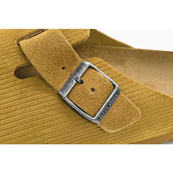 ビルケンシュトック サンダル BIRKENSTOCK メンズ 男性用 ボストン エンボス スエード Corduroy Cork Brown ( BOSTON EMBOSSED SUEDE クロッグ サボ 1025647 )｜icefield｜05