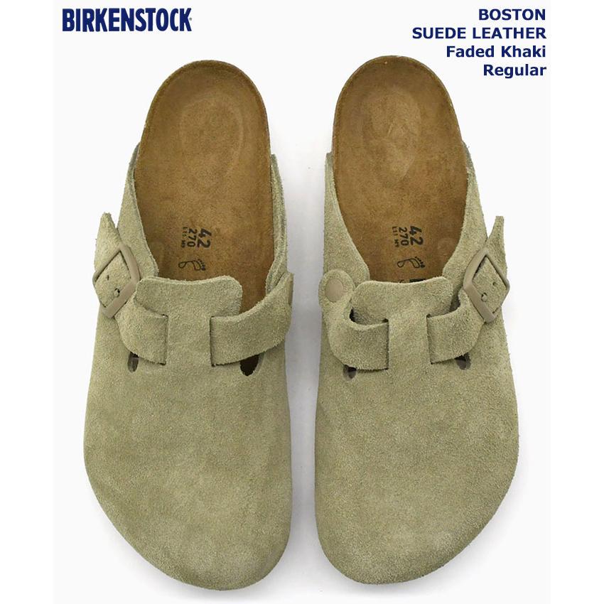 ビルケンシュトック サンダル BIRKENSTOCK メンズ 男性用 ボストン スエード レザー Faded Khaki レギュラー ( BOSTON SUEDE LEATHER Regular 幅広 1025788 ) ビルケンシュトック サンダル BIRKENSTOCK メンズ 男性用 ボストン スエード レザー Faded Khaki レギュラー ( BOSTON SUEDE LEATHER Regular 幅広 1025788 )