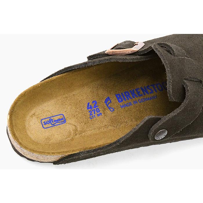 ビルケンシュトック サンダル BIRKENSTOCK メンズ 男性用 ボストン SFB スエード レザー Mocha ( BOSTON SFB SUEDE LEATHER クロッグ サボ 本革 幅広 660461 )｜icefield｜08