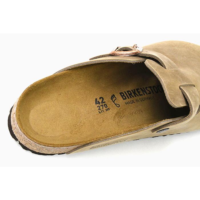 Birkenstock ボストンビルケンシュトック 42 ブラウン レザー