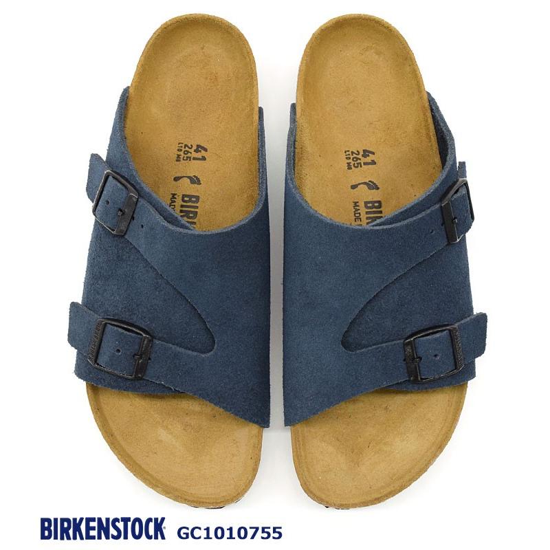 ビルケンシュトック サンダル Birkenstock メンズ 男性用 チューリッヒ スエード レザー Blue 限定 Zurich Suede Leather ナロー Gc Ice Field 通販 Paypayモール