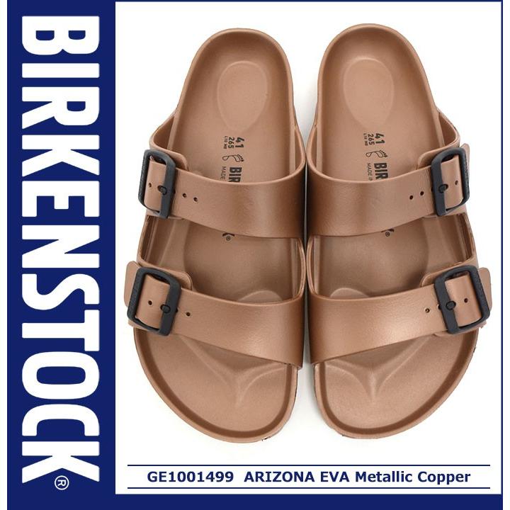 Metallic copper birkenstock eva deals