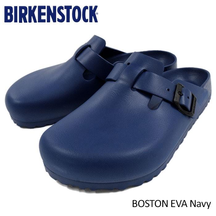 BIRKENSTOCK クロッグ　ボストン　ネイビー 　サンダル 40 BIRKENSTOCK ○○ビルケンシュトック ボストン 40周年モデル