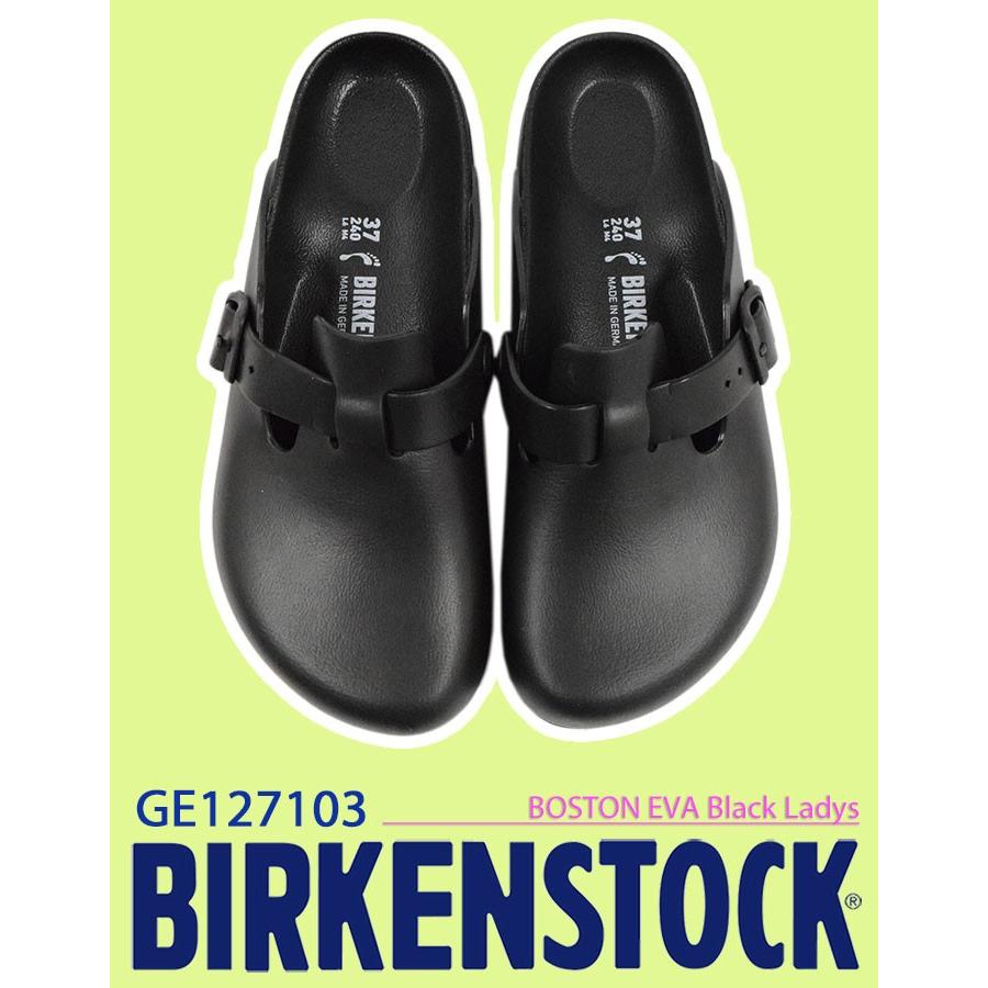 ビルケンシュトック BIRKENSTOCK サンダル レディース 女性用 ボストン EVA Black(birkenstock BOSTON EVA  幅狭 ナロー GE127103)